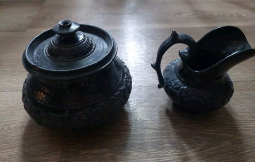 Antique black basalt - antique, ceramic