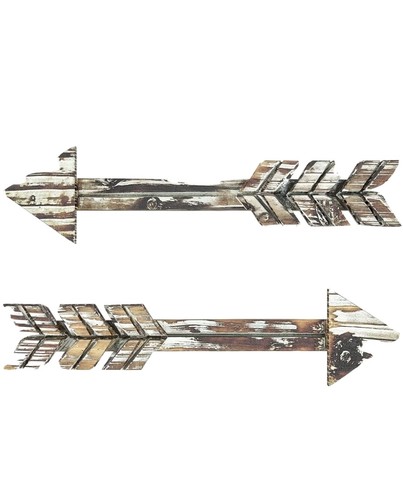 Wooden arrow wall decor - decor, set