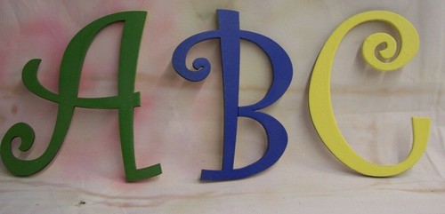 Mdf letters words - , names