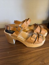 Swedish Hasbeens Tan Sandals