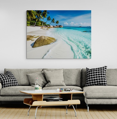 Tropical beach seascape - seascape, canvas