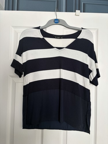 Tesco navy blue white - navy,