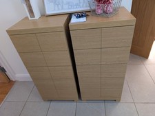 2 X Next Tallboy Brown Chest of Drawers