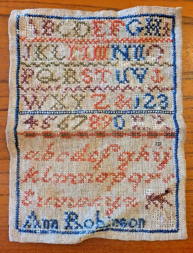 Antique victorian needlework - antique,