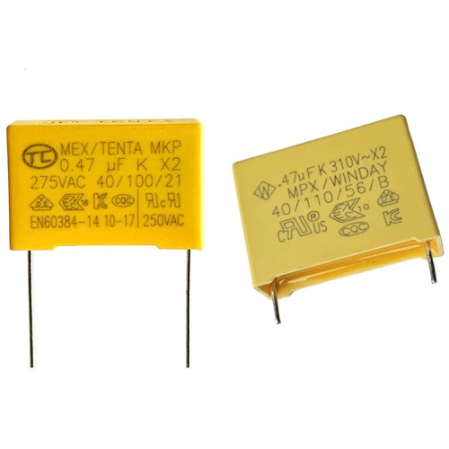 2pcs 47uf 275v 470nf - [2pcs],