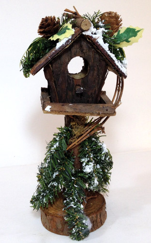 Vintage wooden bird house - vintage,