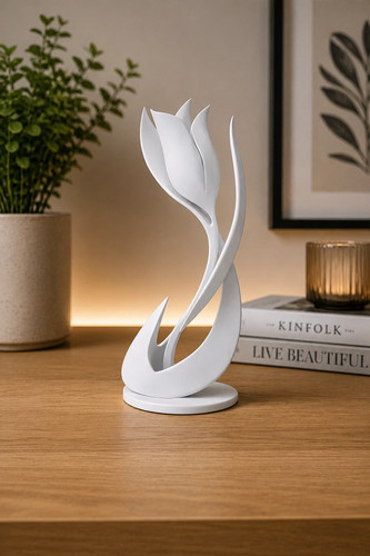 Abstract tulip sculpture - abstract,
