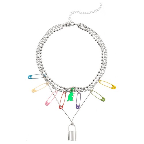 Lock necklace hip - necklace,