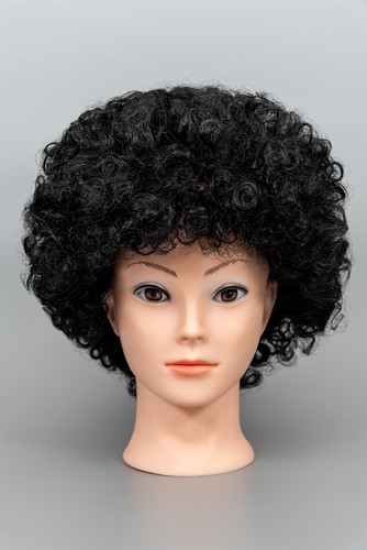 Black curly afro - curly,