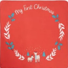 My First Christmas Red Swaddle