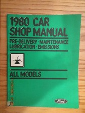 1980 FORD Car Shop Manual