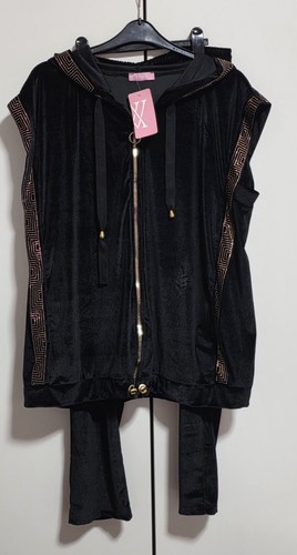 Womens black velvet piece - black, 2