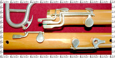 Bass Recorder Moeck 6 (5) keys, clear Handle, beautiful, great sound!