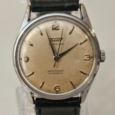 Vintage Men's Watch "TISSOT" Camping Automatic 1950 34mm Ref 61006/1 17J Revis