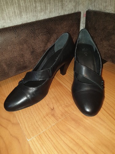 Leather court shoes size - , 6uk