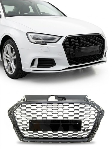 Front grille gloss - grille, black