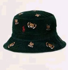 Polo Ralph Lauren Corduroy Fox Chicken Country Bucket Hat Sportsman Hi Tech 67