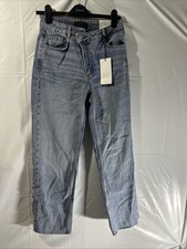Zara Side Zip Blue Jeans