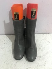 SEASALT leather size 7/41 grey womens ladies ankls boots shoes - AY