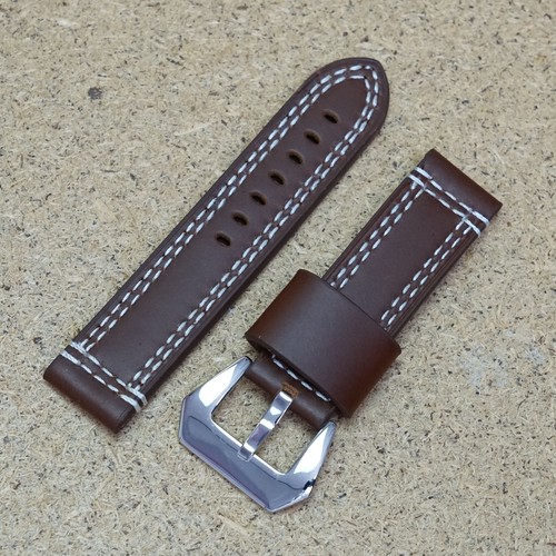 22mm genuine dark brown - 22mm,