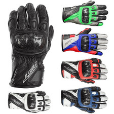 RST Stunt III Mens Motorcycle Gloves Short Leather Motorbike Sports Bike Glove