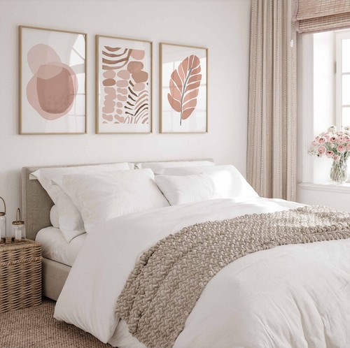 Gallery wall art neutral - gallery, blush