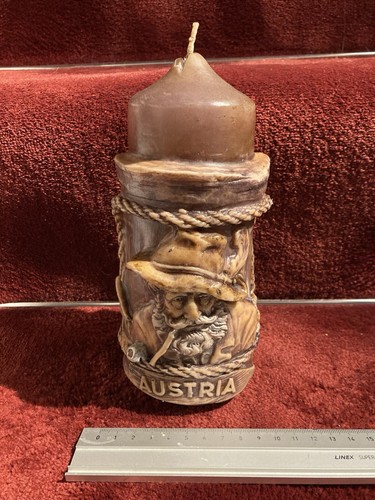 Hand carved candle - hand,