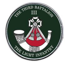 3rd Battalion The Light Infantry Military Lapel pin Badge 25mm