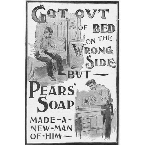 Pears soap got out bed - soap, on