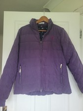 PUFFA Original Jacket Womens Size 14 VGC Gorgeous Soft And PURPLE