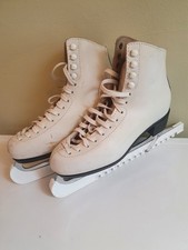 Ladies White MK Figure Skates
