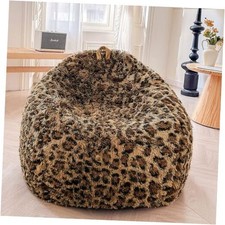 Faux Fur Leopard Print Bean