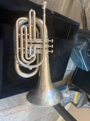 Silver marching baritone - silver,