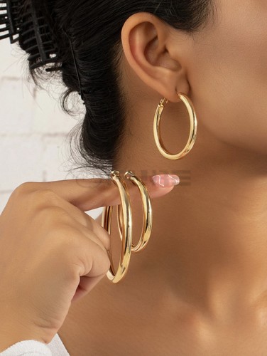 Hypoallergenic gold chunky 925 - hypoallergenic,