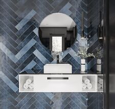 10.7x53cm Blue Victorian Metro