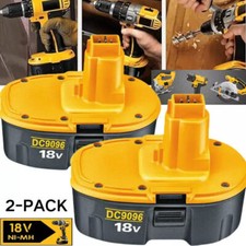 2 PACK 18V For Dewalt 18 VOLT