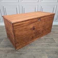 Antique Pine Storage Chest