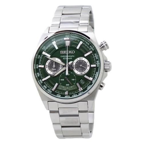 Seiko chronograph quartz green - seiko,