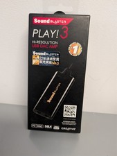 Creative Sound Blaster Play!3 High Resolution USB DAC Amp External Sound Card