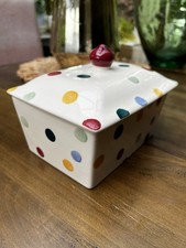Emma Bridgewater Pottery Polka Dot Butter Dish