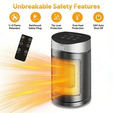 Portable Black Heater Fast