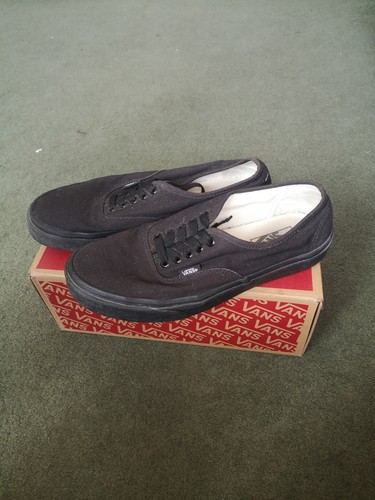 Vans authentic black canvas - vans,