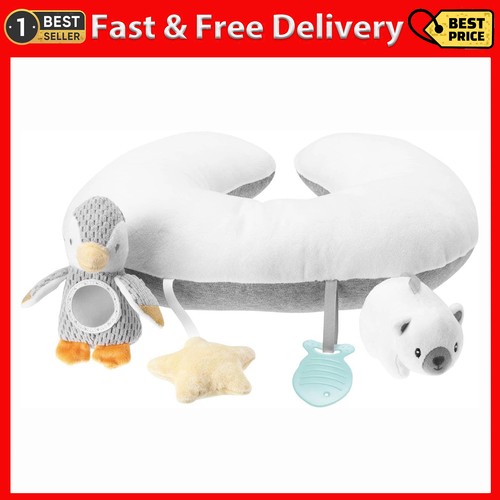 Nuby penguin tummy time pillow - time,