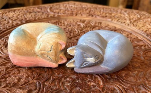 Vintage pair wooden - pair,