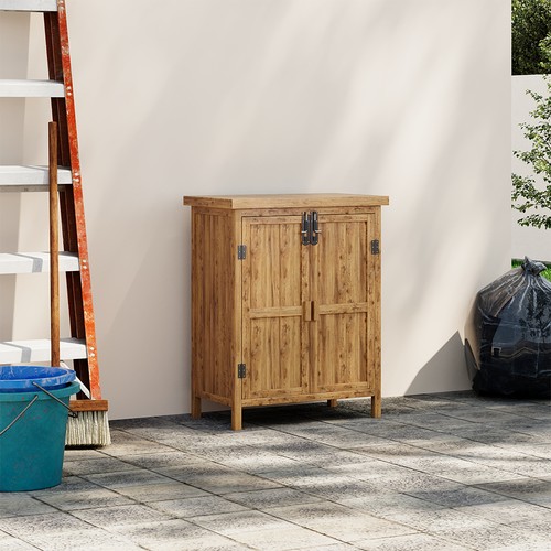 Wooden garden storage - garden,