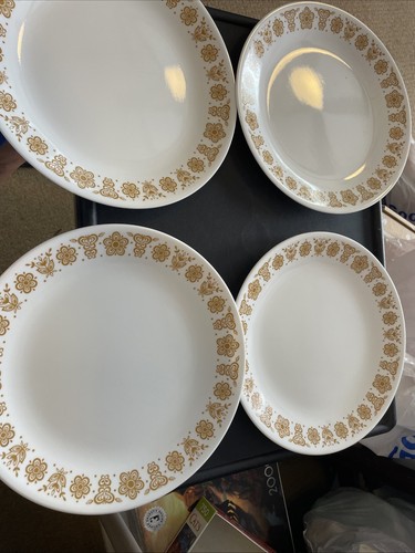 Corelle butterfly gold dinner - butterfly,