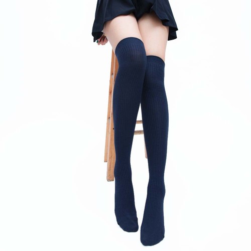 Cotton thigh high - over, the