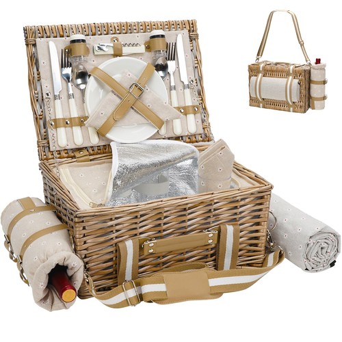 Picnic basket 19pcs - 19pcs, set