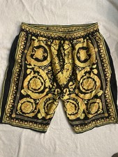 VERSACE Barocco Silk Shorts