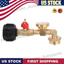 Propane Refill Adapter W/Gauge